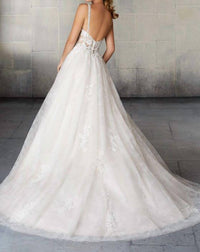 MORILEE Sakura Wedding Dress in ivory rose - women's dress - detail view