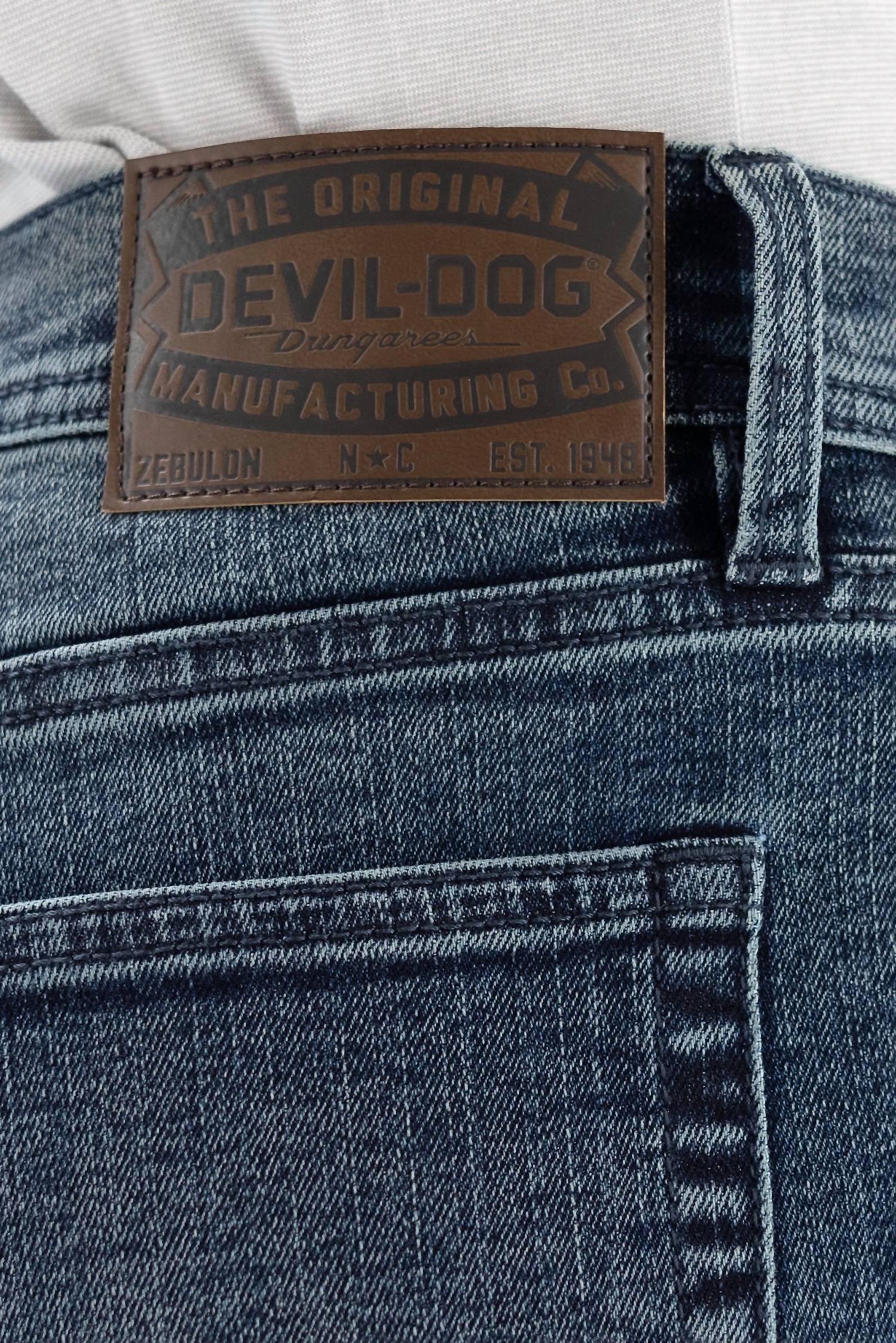DEVIL-DOG Durable Boot Cut Jean in rocky river - men's jeans - alternate view