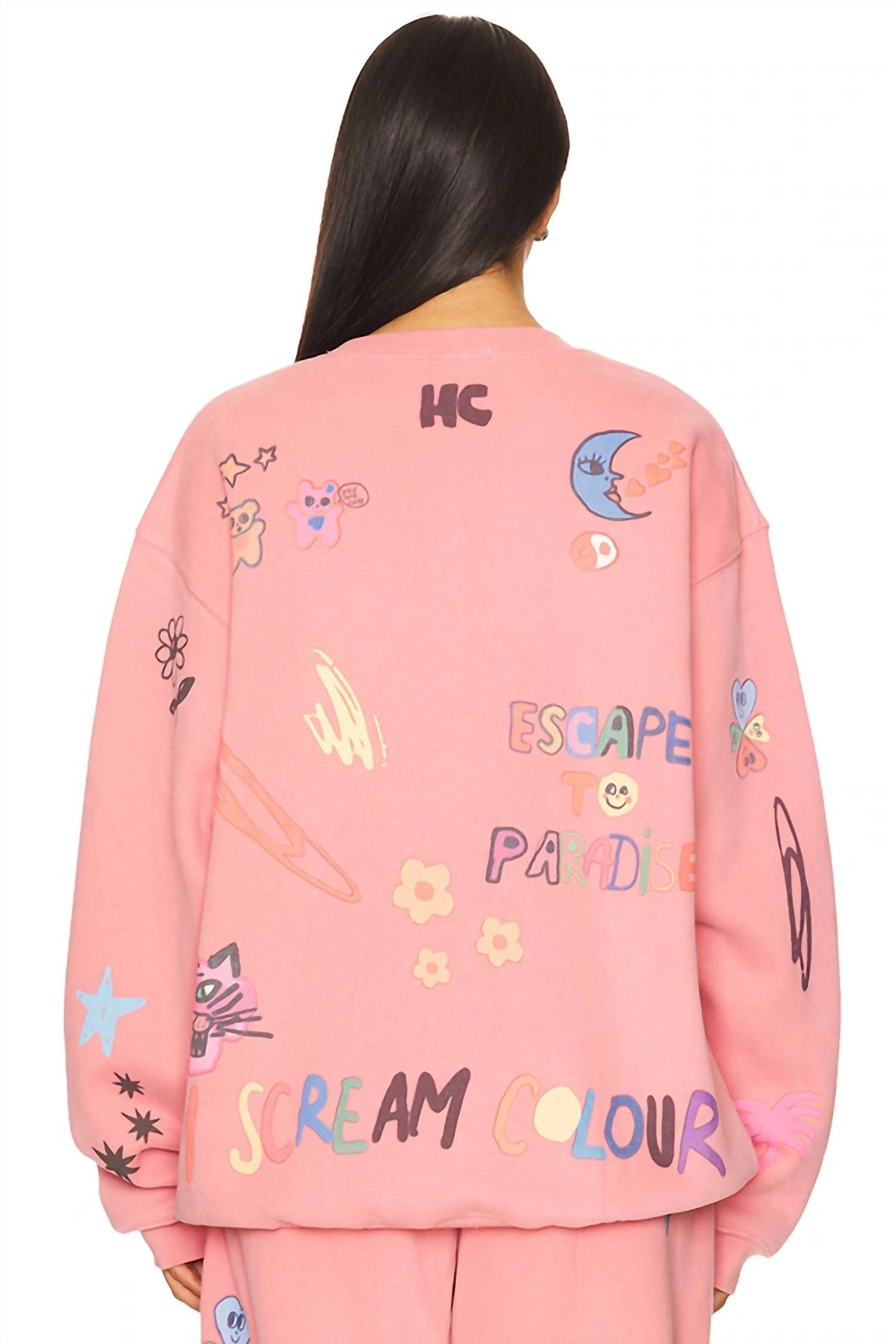 The Mayfair Group - Scream Colour Somebody Loves You Crew Neck Sweatshirt