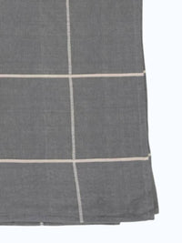Creative Co-Op - Woven Cotton Tablecloth with Grid Pattern
