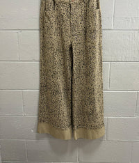 Entro - Women's Muted leopard print wide leg pant