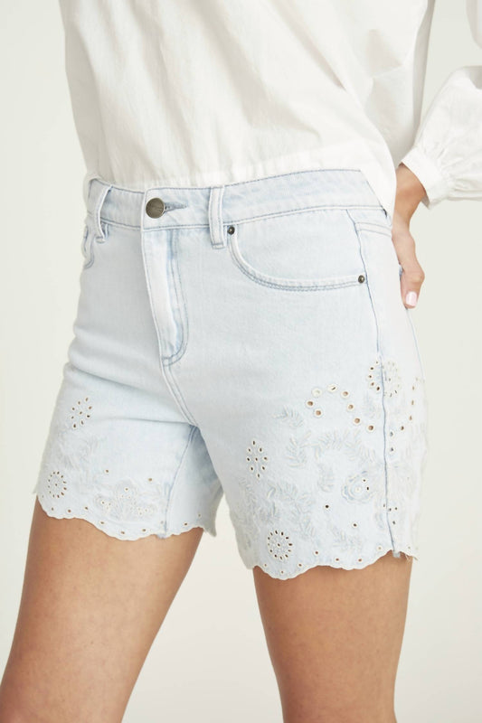 Driftwood - Lulu Embroidered Shorts