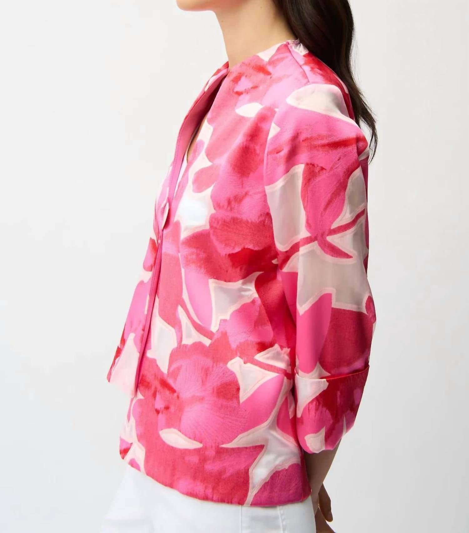 Joseph Ribkoff - Asymmetric Swing Jacket