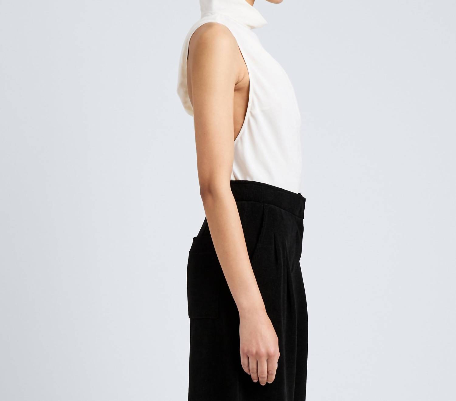 Proenza Schouler Taryn Sleeveless Top in off white - women's blouse - view 4