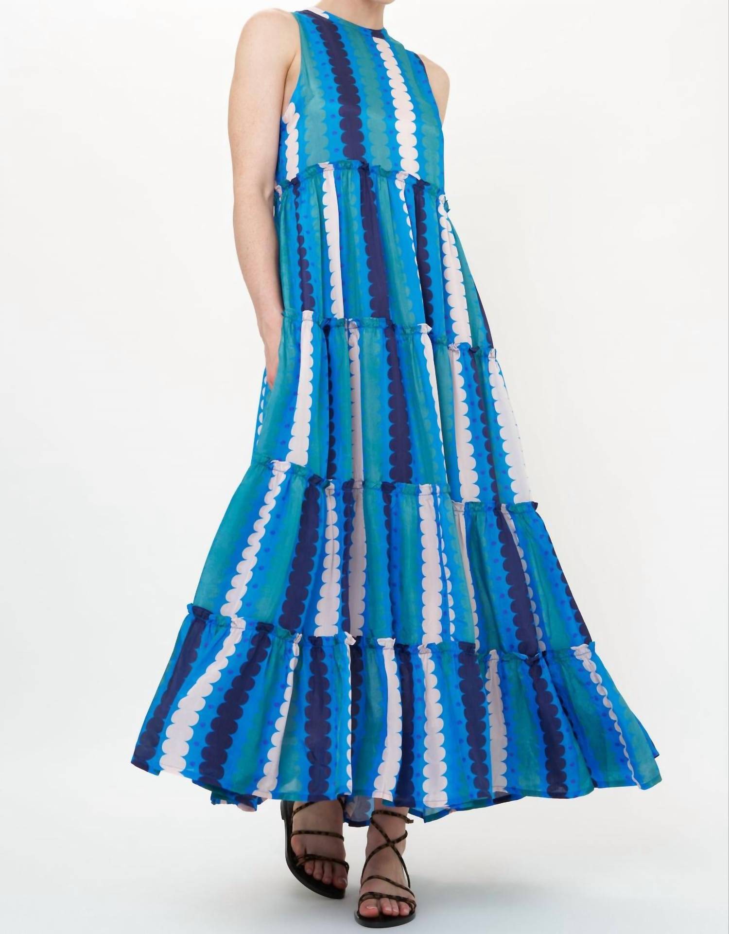 Oliphant - Ruffled Tiered Maxi Dress