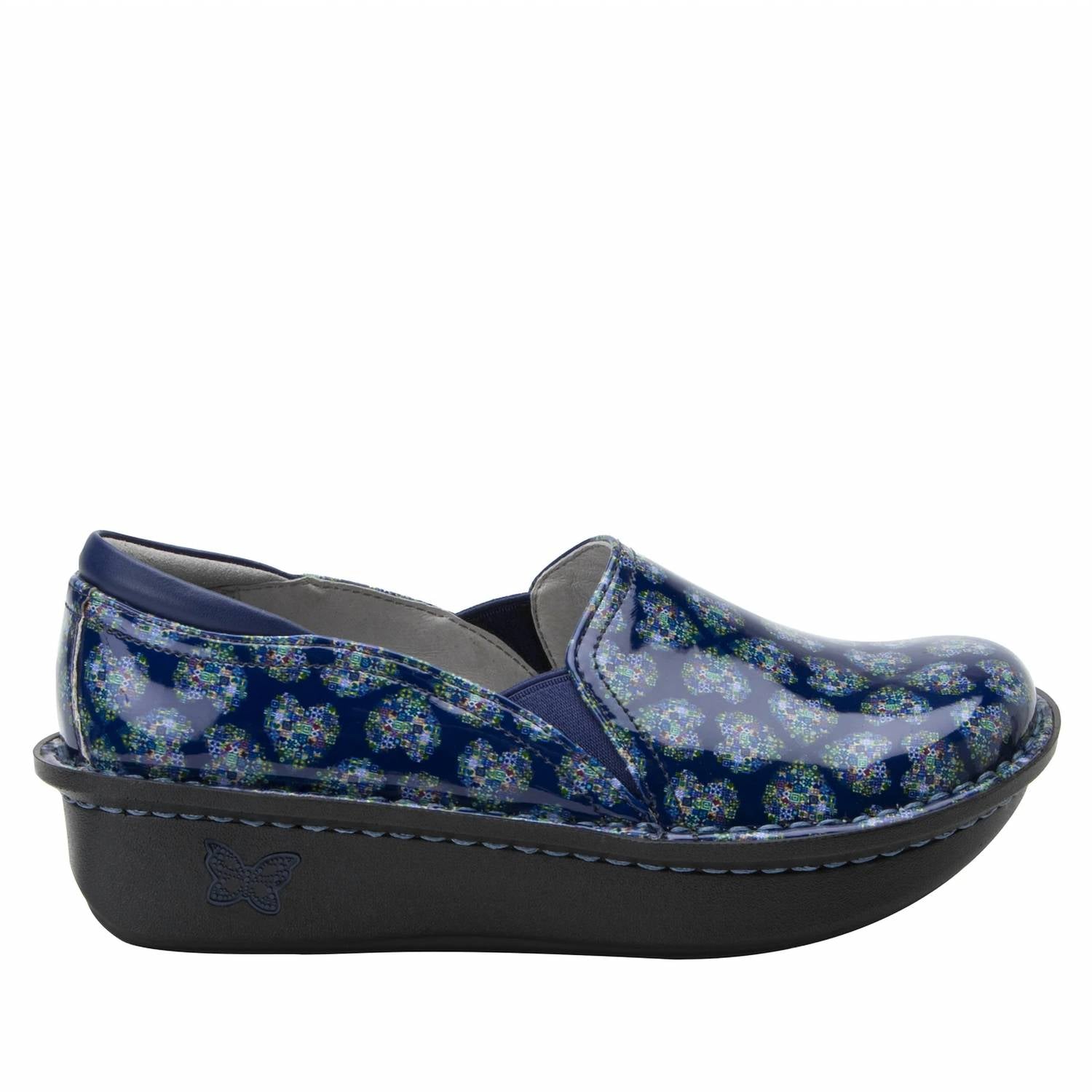 Alegria Women's Debra Professional Clogs in piece of my heart - women's shoe - detail view