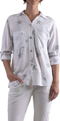 Gigi Moda - Spazio Long Sleeve Button Down Shirt