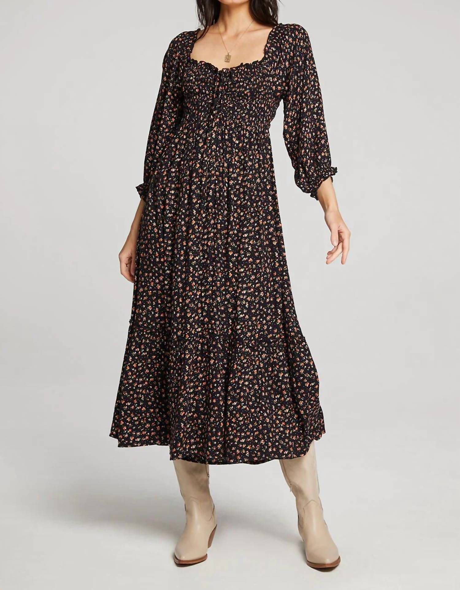 Saltwater Luxe - Vye Floral Midi Dress