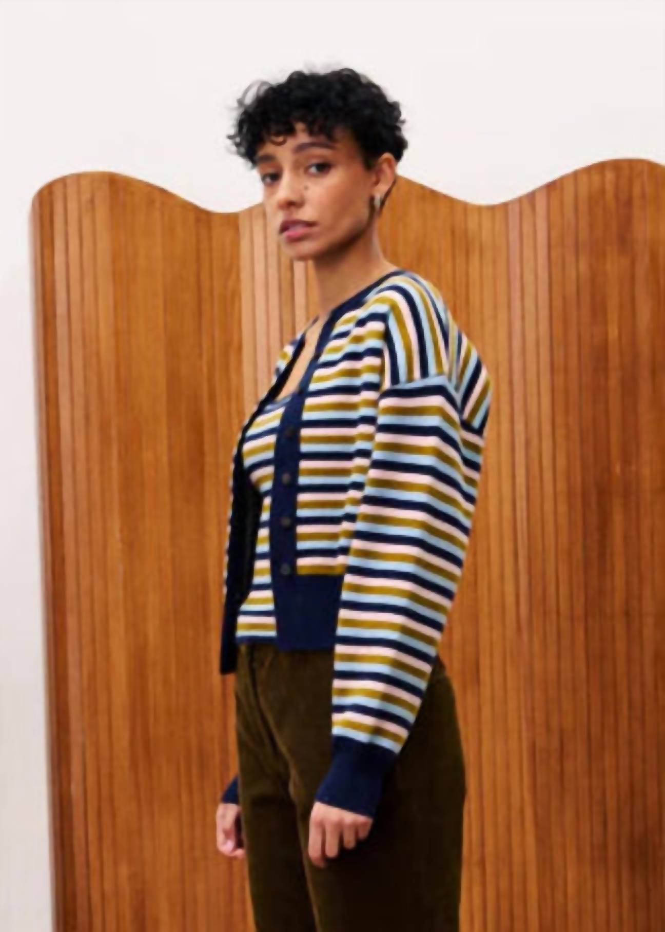 Frnch - Amande Stripe Cardigan