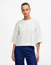 Madewell - Boxy Embroidered Wide Sleeve Tee