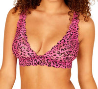 Women's Never Say Never Printed Triangle Bralette