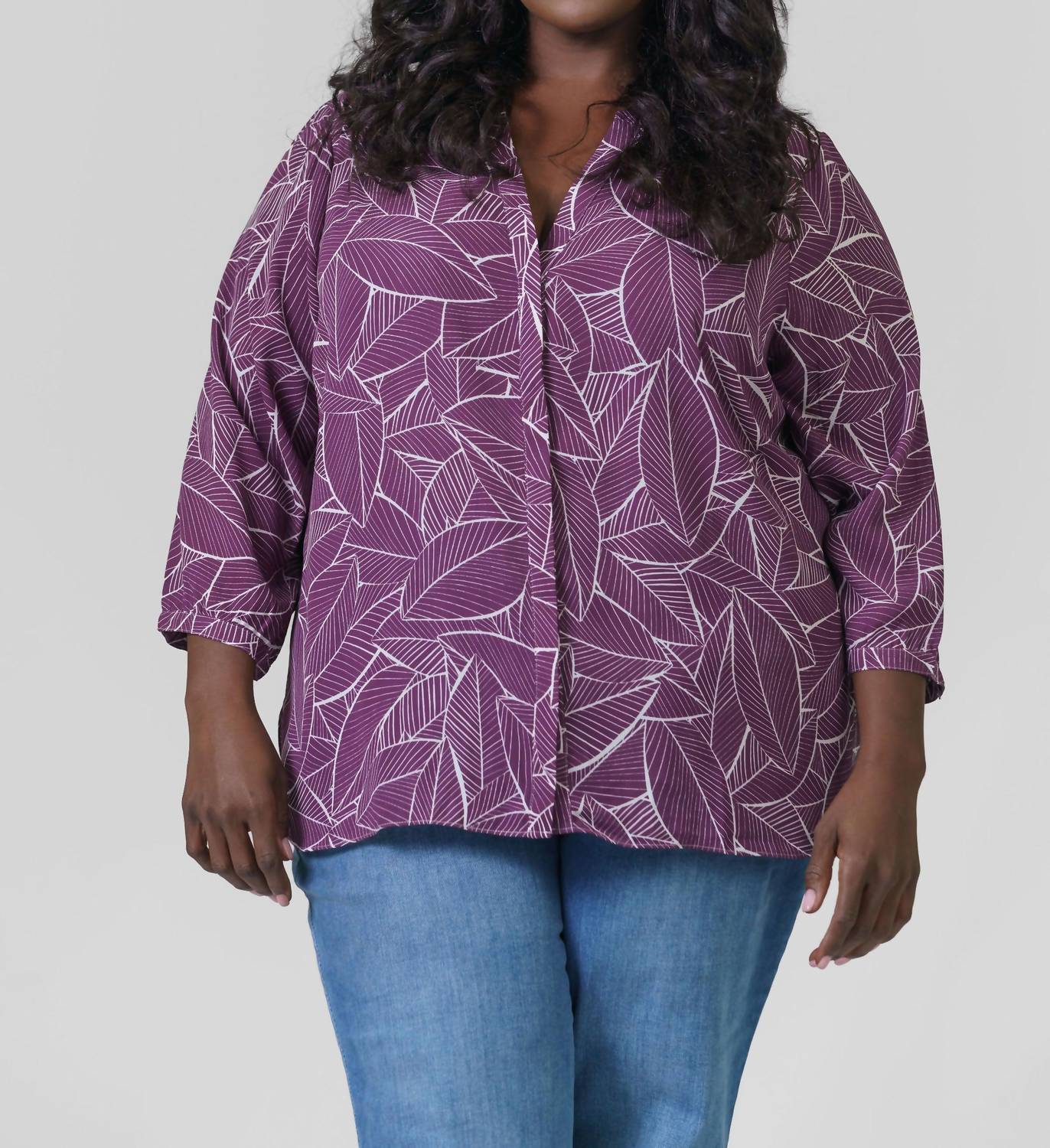 Nydj - Pintuck Button Down Blouse - Plus
