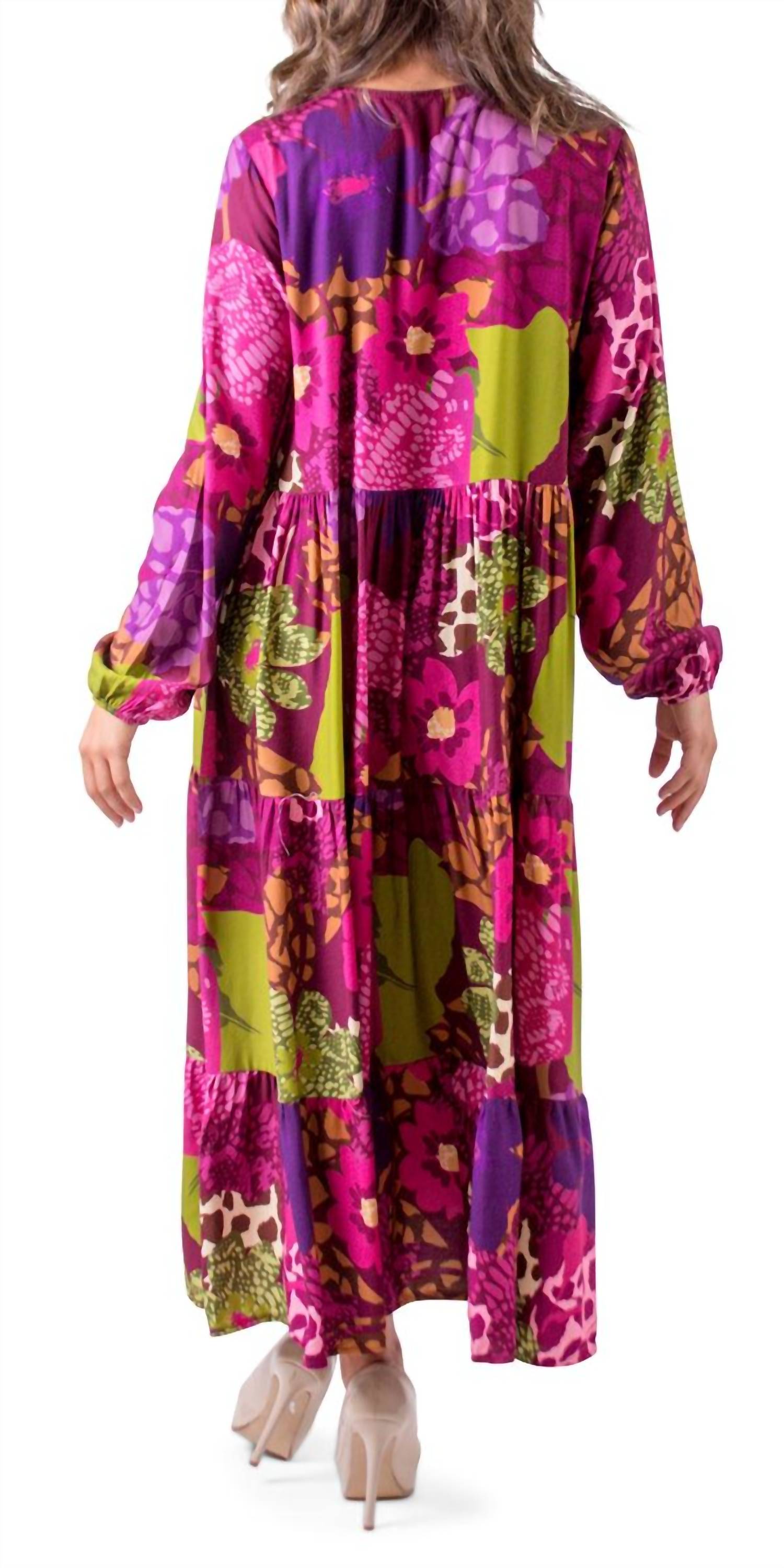 Gigi Moda - Carina V-neck Maxi Dress