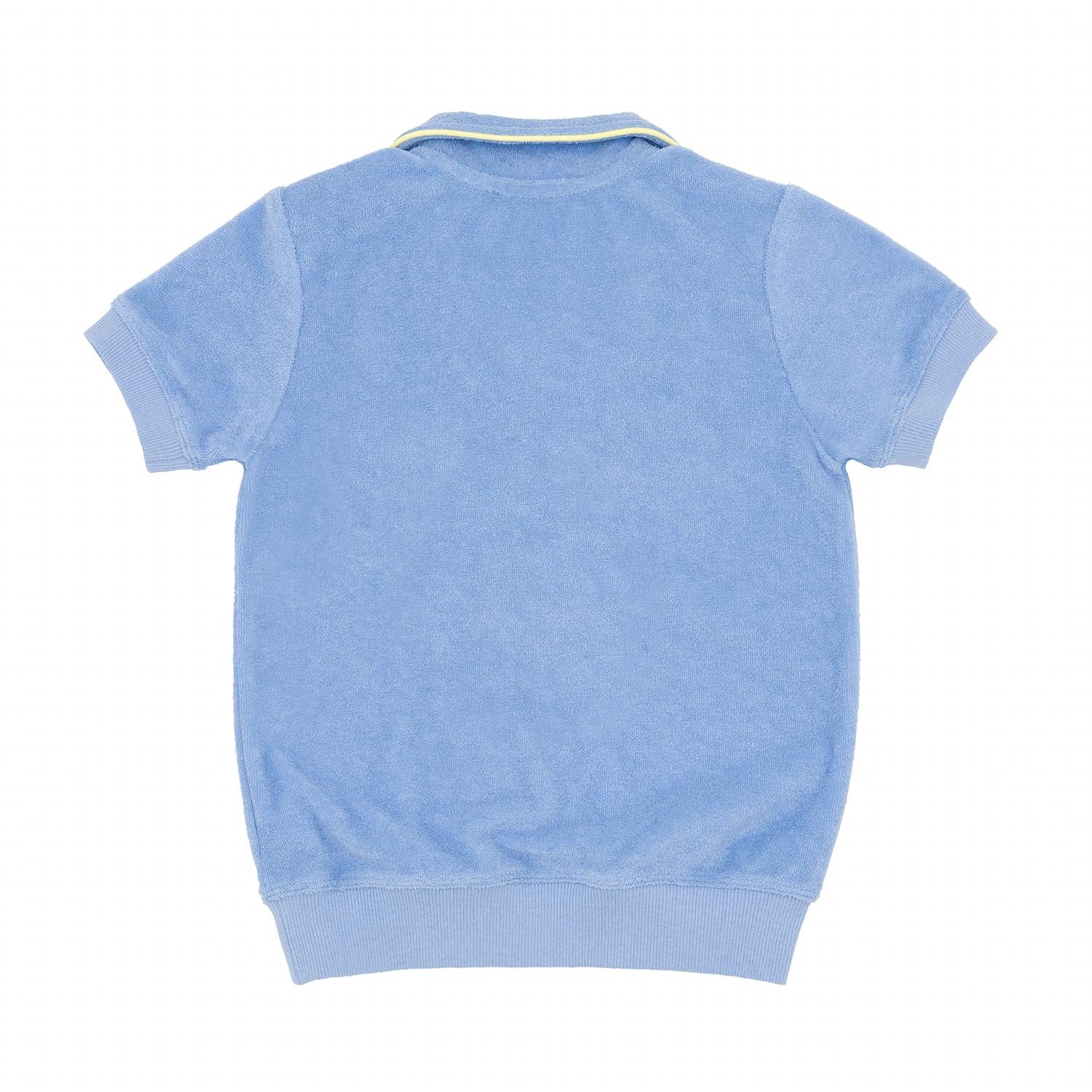 Minnow - Boy's Clearwater Terry With Ribbed Hem Polo