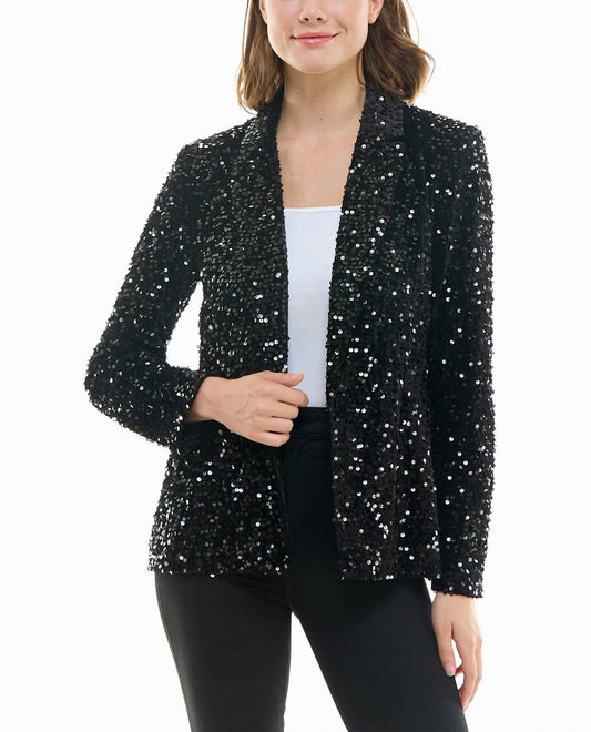 Nicole Miller - Dani Velvet Sequin Jacket