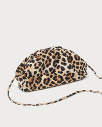 Loeffler Randall - Women's Bailey Leopard Jersey Dome Clutch Bag