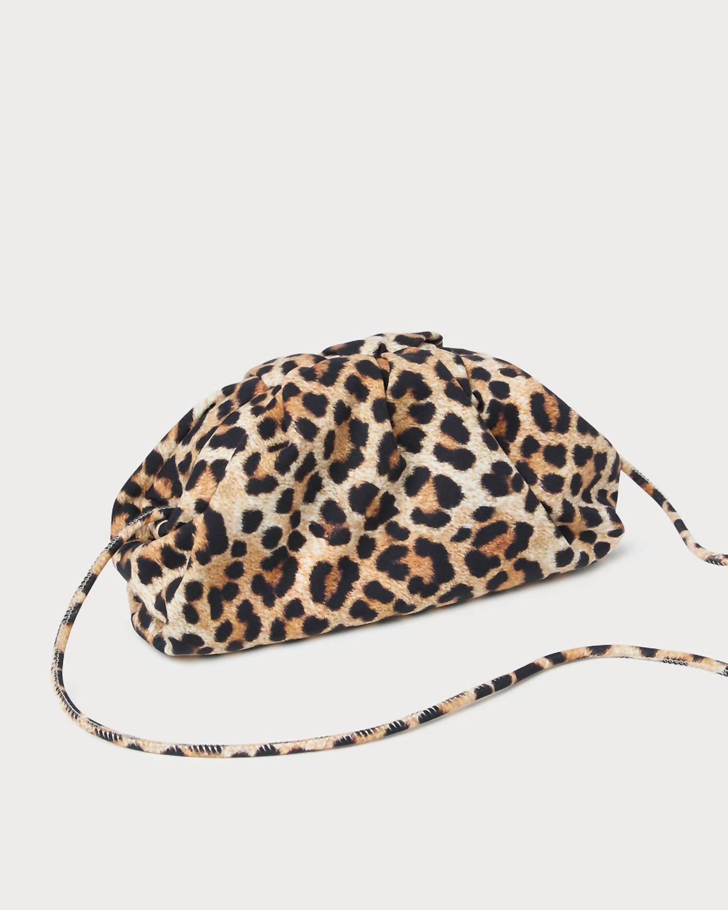 Loeffler Randall - Women's Bailey Leopard Jersey Dome Clutch Bag