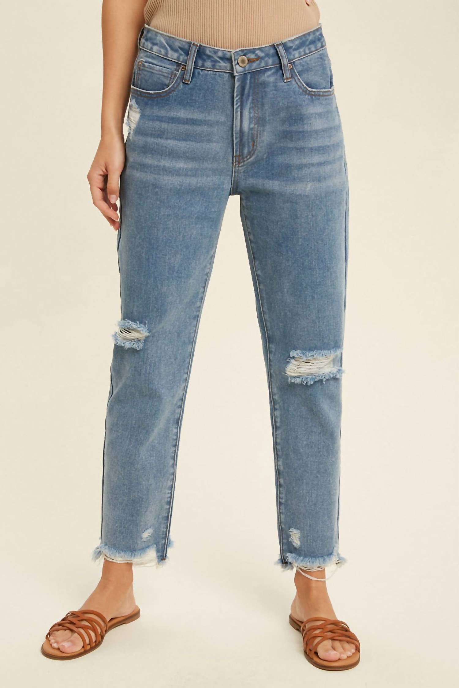 Wishlist - Not What You Seam Relaxed Jeans