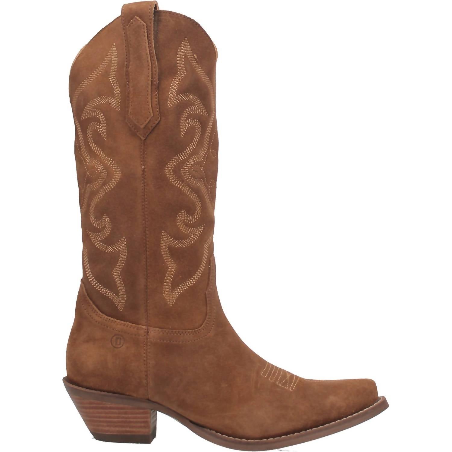 Dingo Women's Out West Leather Boot in camel - women's shoe
