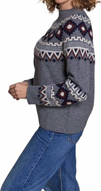 Alashan Cashmere - Vail Fair Ilse Mock Neck Sweater