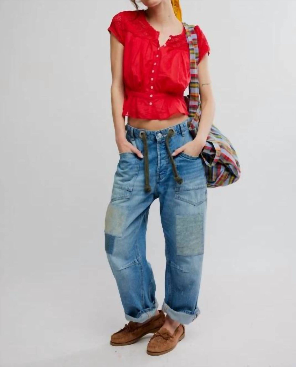 Free People - Women's Gemma Embroidered Top