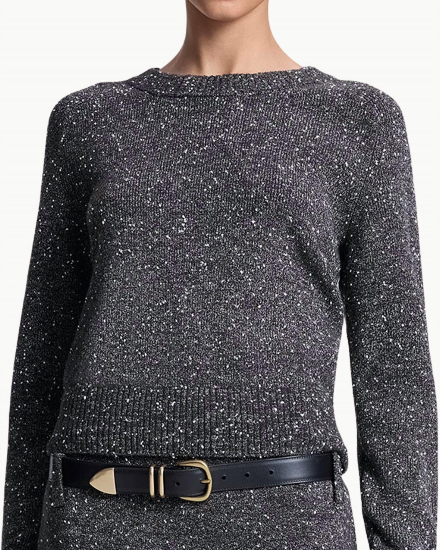A.L.C. - Zoe Boucle Tweed Sweater