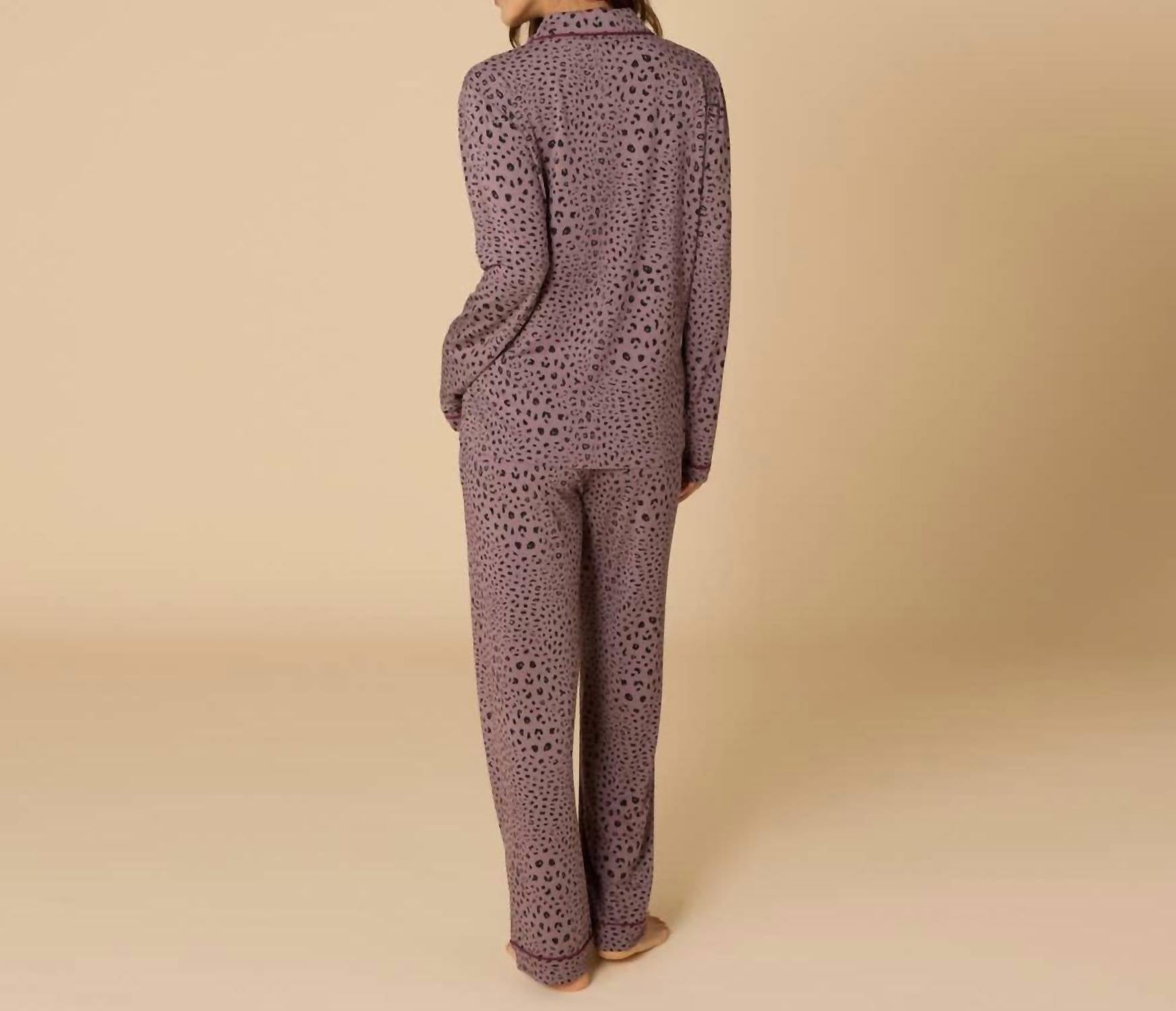 Softies - Aria Slim Notch Collar Pj Set