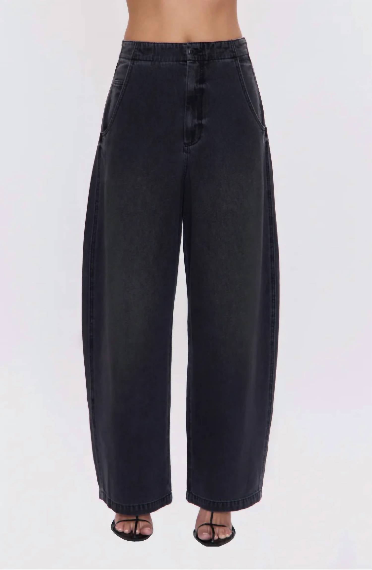PISTOLA Lottie High Rise Relaxed Bowed Jeans in zen - women's jeans