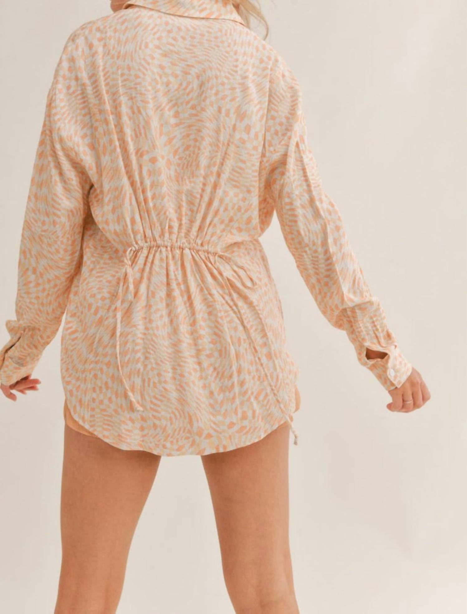 Sage The Label - CINCH BACK BUTTON UP