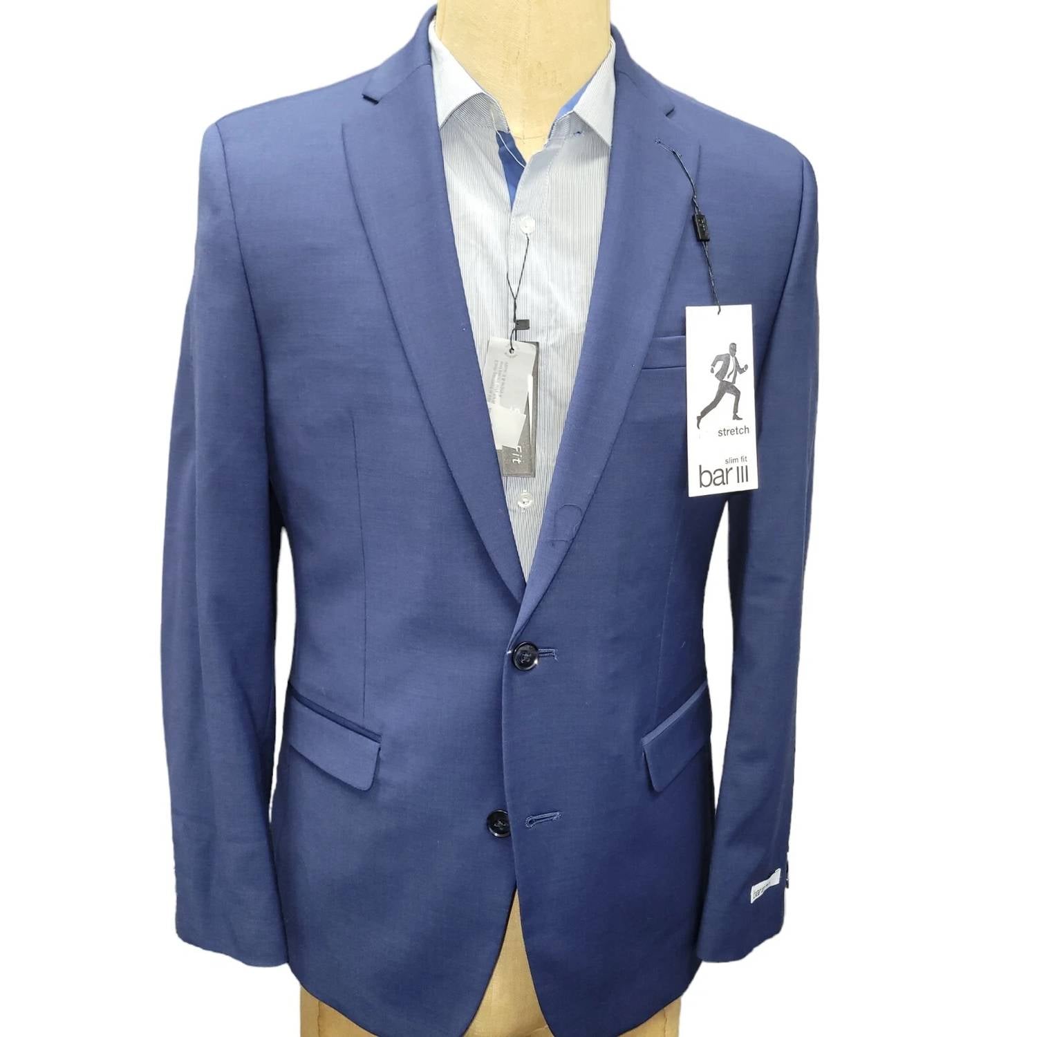 Bar Iii - Men's Slim Fit Active Stretch Jacket