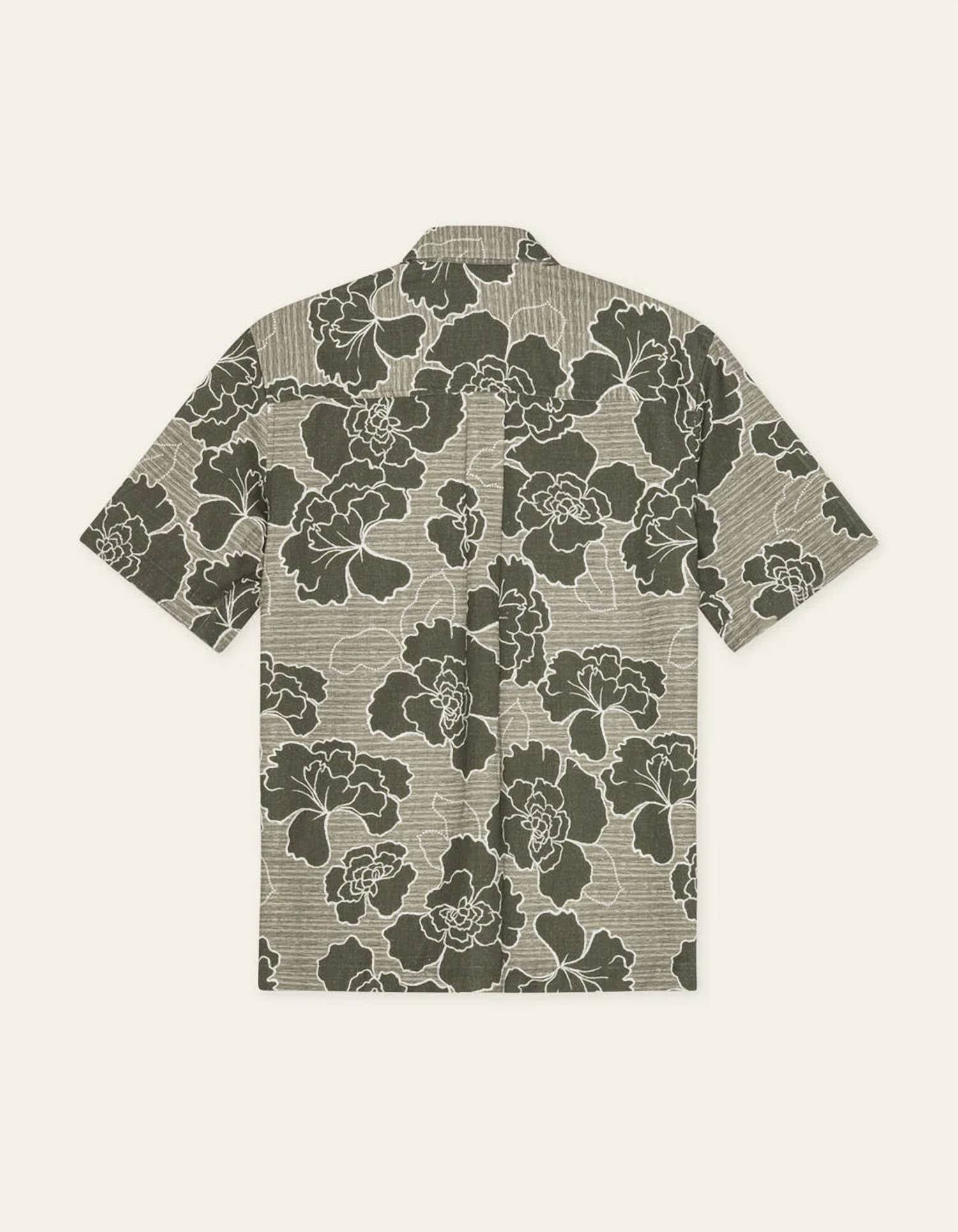 Les Deux - Charlie Poppy Aop Short Sleeve Shirt
