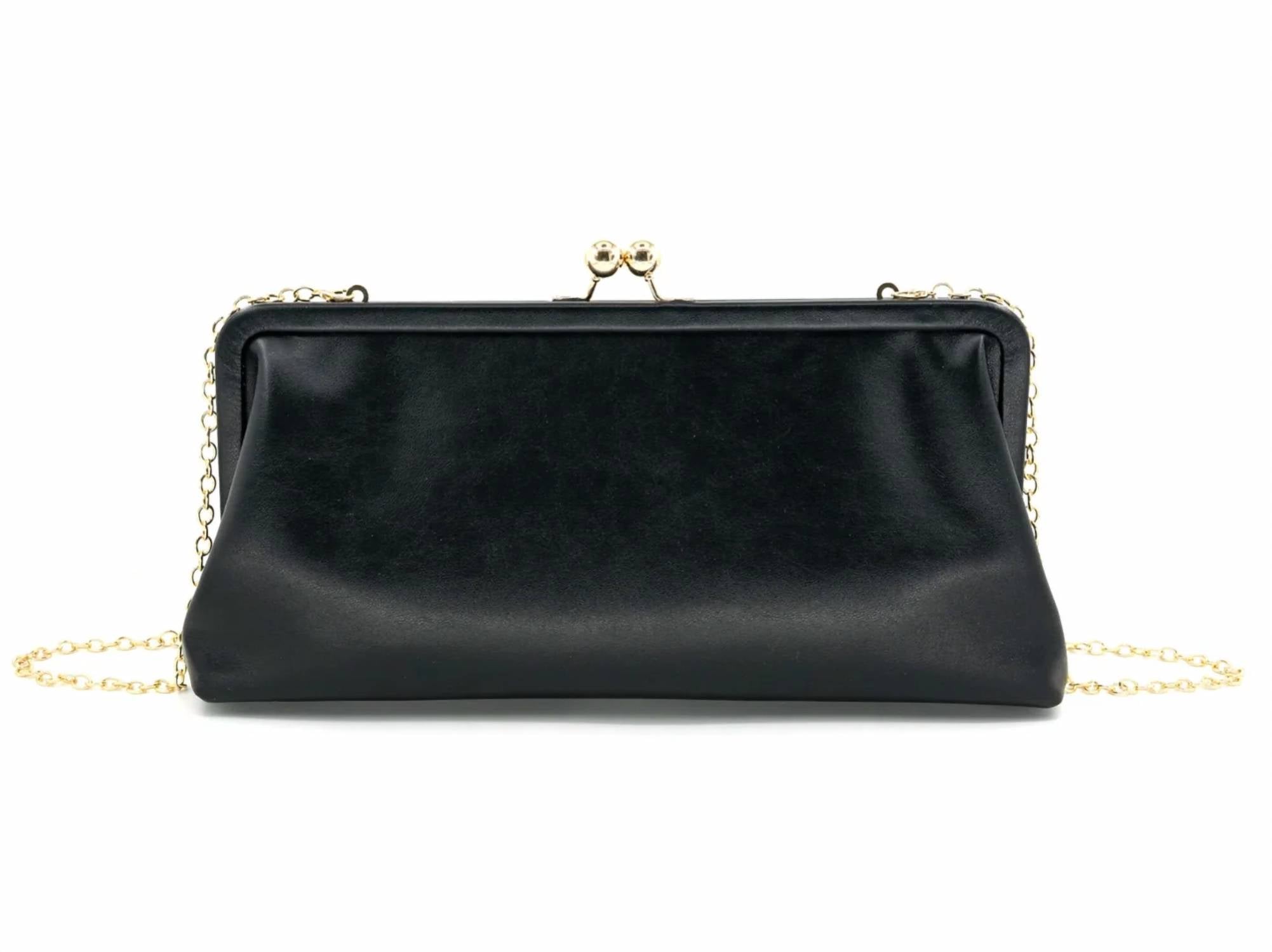 Bc Handbags - Women's Kiss Lock Clutch Bag