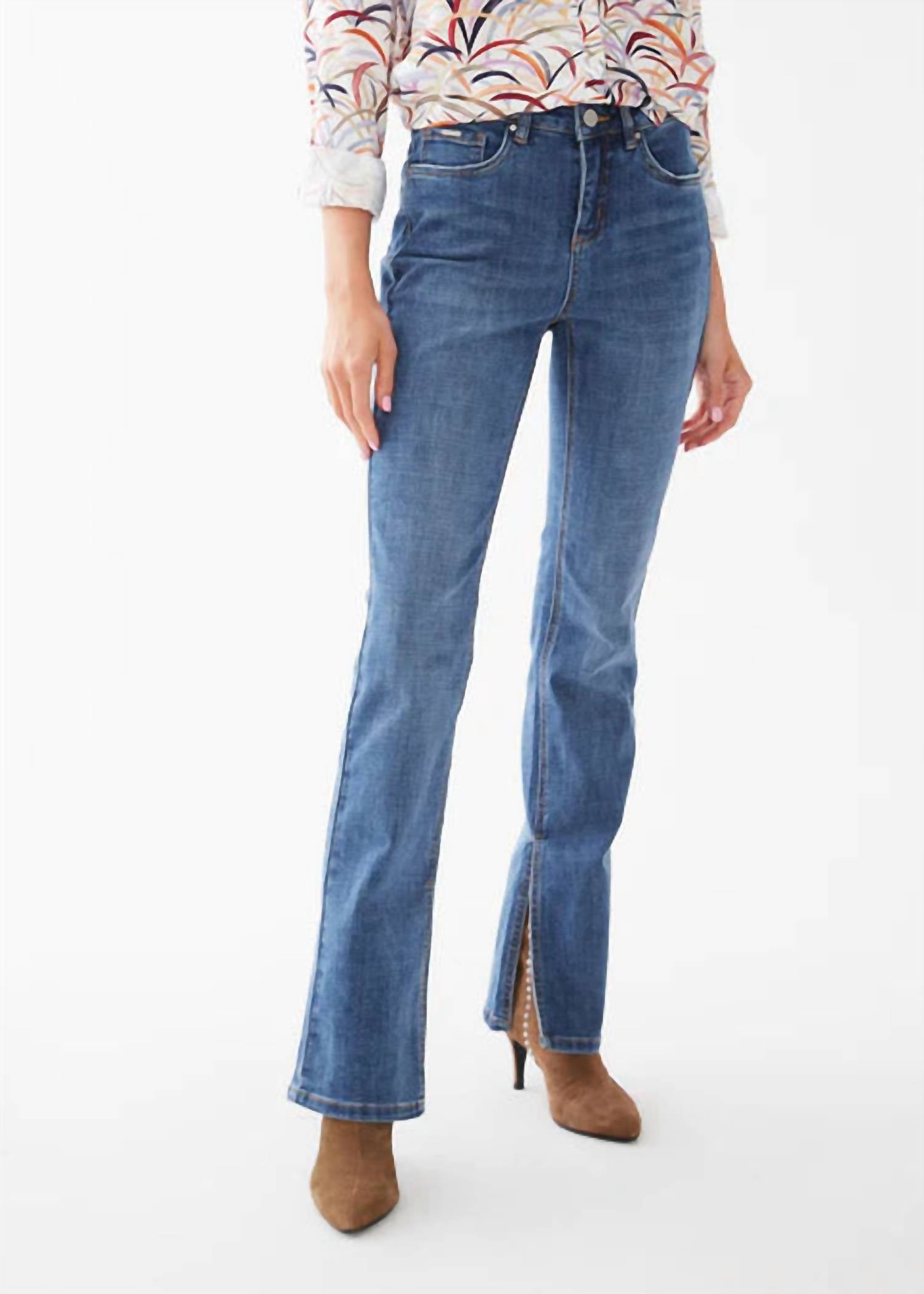 Fdj - Olivia With Slits Bootcut Jean