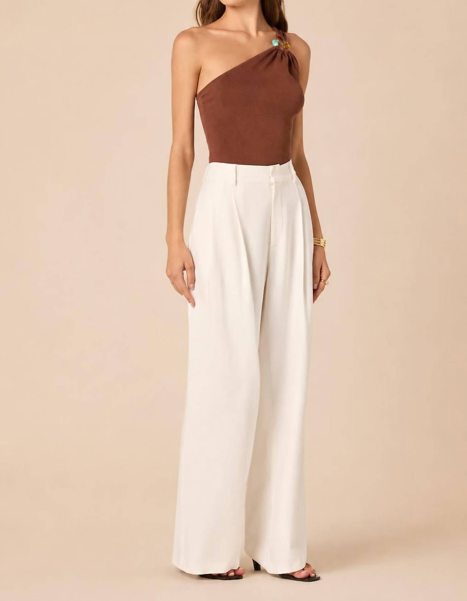 Astr - Women's Talulla Wide Leg Linen Pant