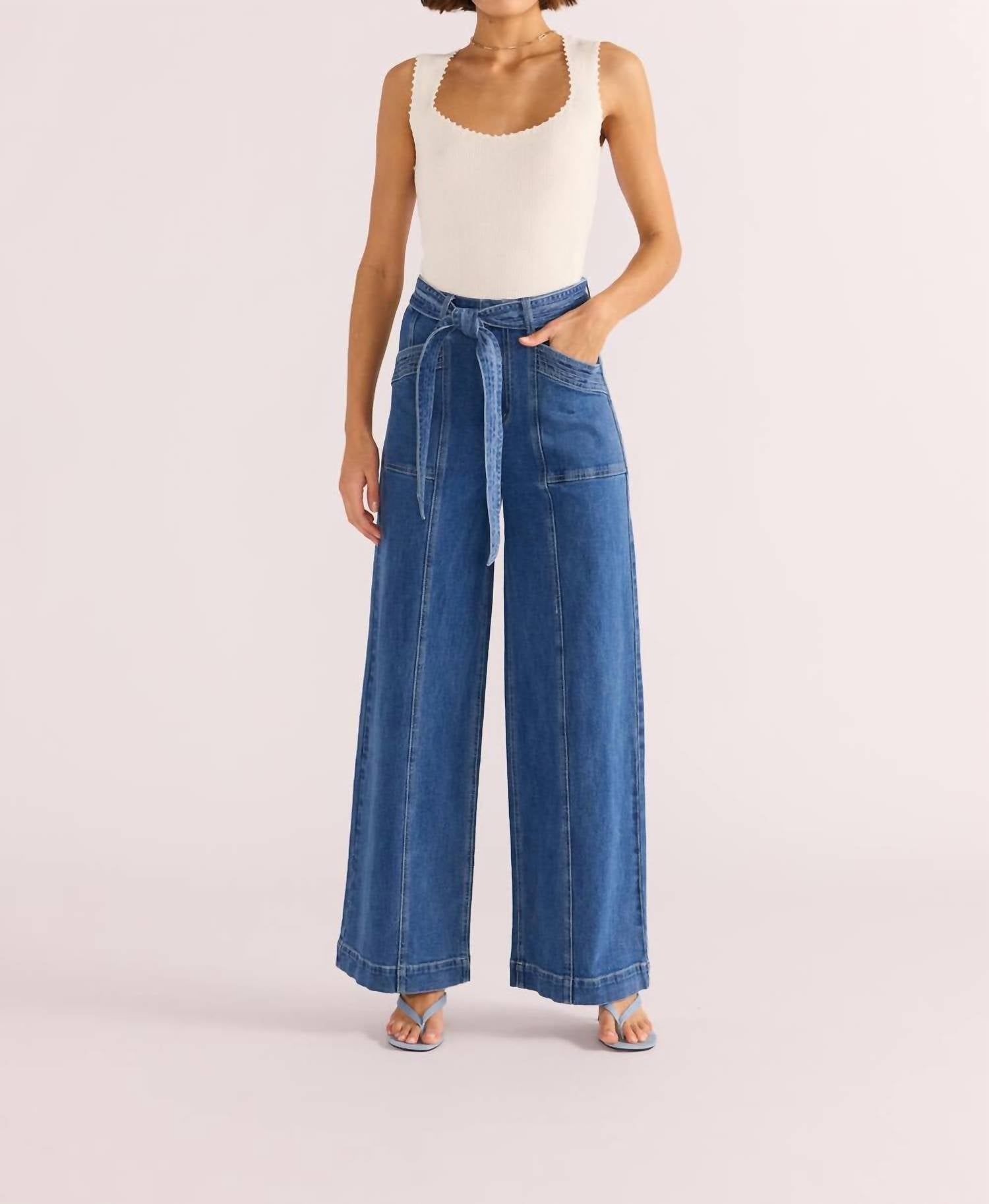Minkpink - Isla Boucle Knit Tank Top