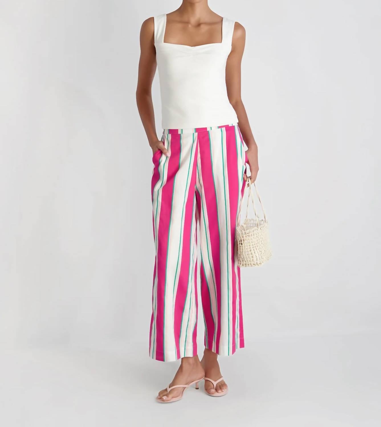 French Connection - Alexis Pop Havana Crop Pants
