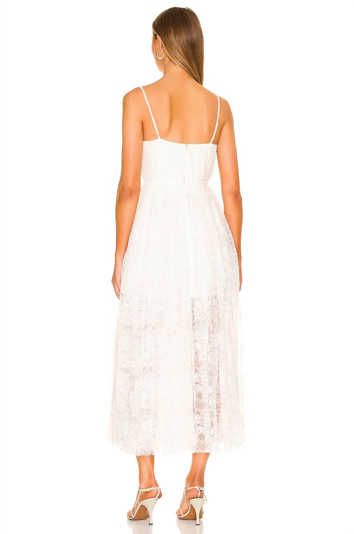 Sau Lee - Selena Lace Midi Dress