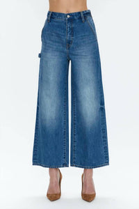 Pistola - Loretta Utility High Rise Wide Leg Ankle Jeans