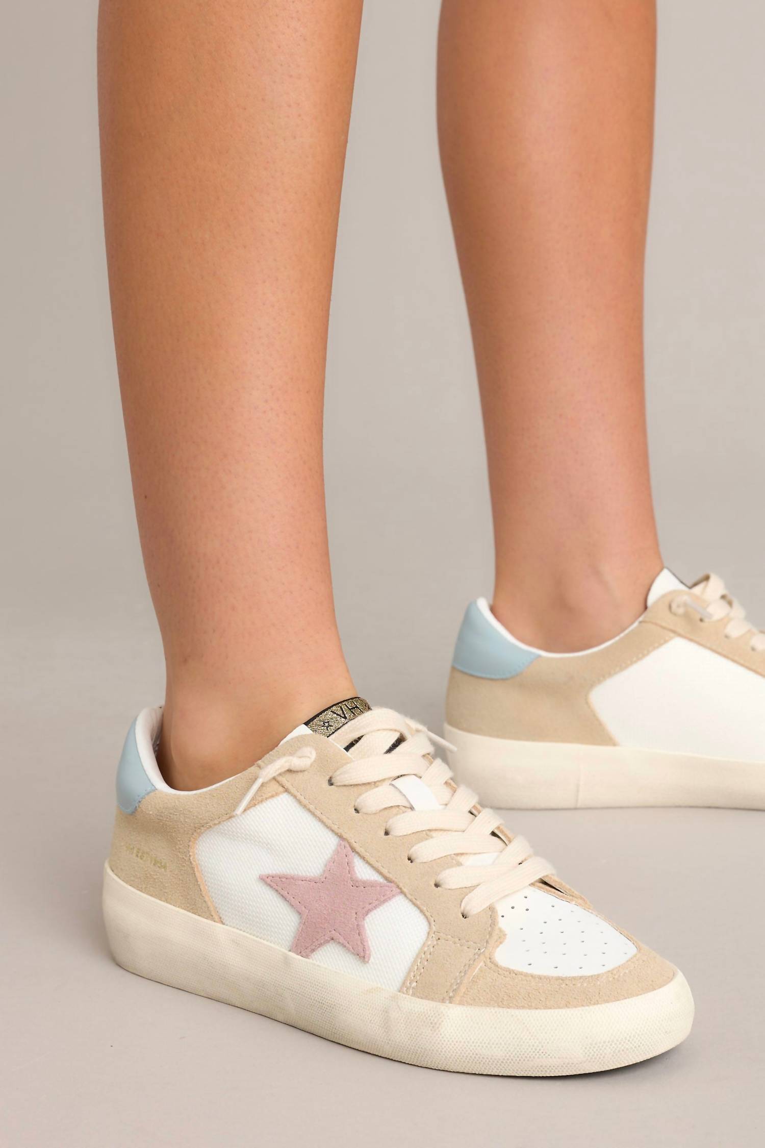 Vintage Havana Women's Reflex Sneaker in blush gold - women's sneaker - alternate view