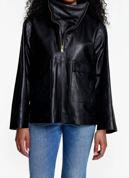 Smythe - Over The Head Leather Anorak Jacket