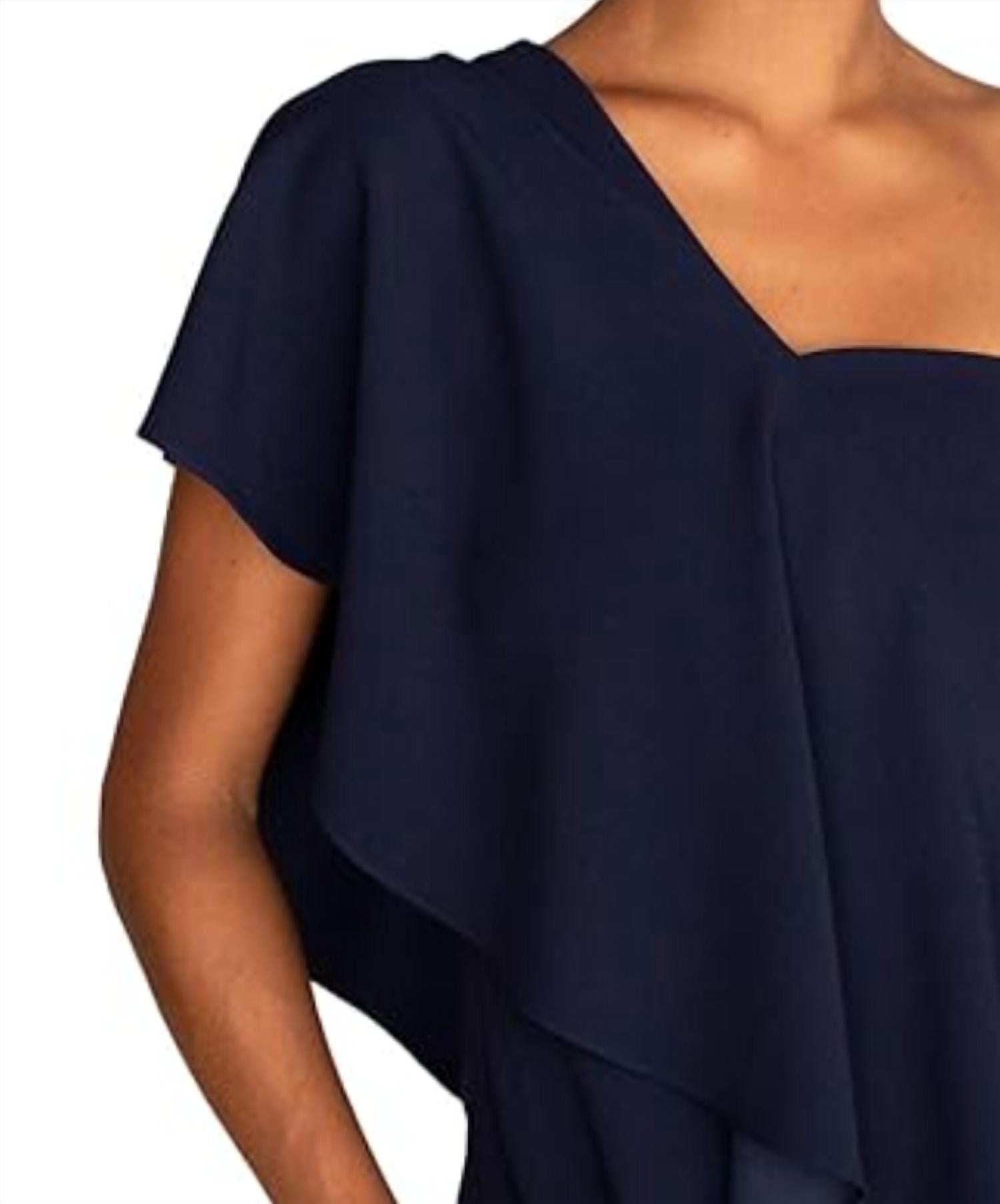 Trina Turk - Glamorous One-shoulder Flounce Top