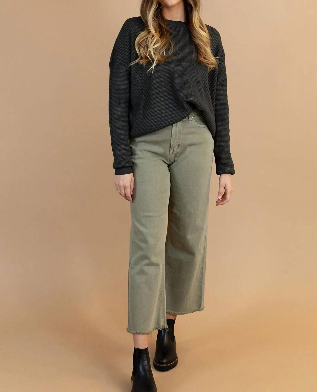 Tea N Rose - Kodi Textured Sweater