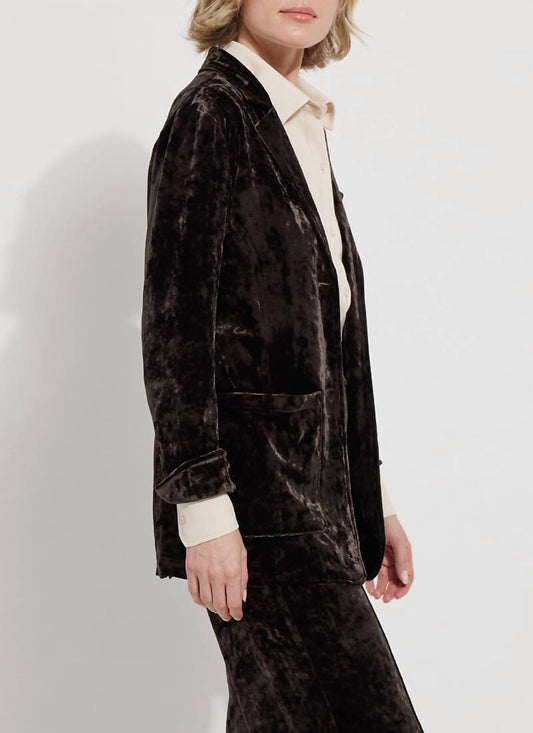 Lysse - Shay Crushed Velvet Suit Blazer