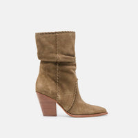 Dolce Vita Women's Julith Boots in olive suede - women's shoe - alternate view