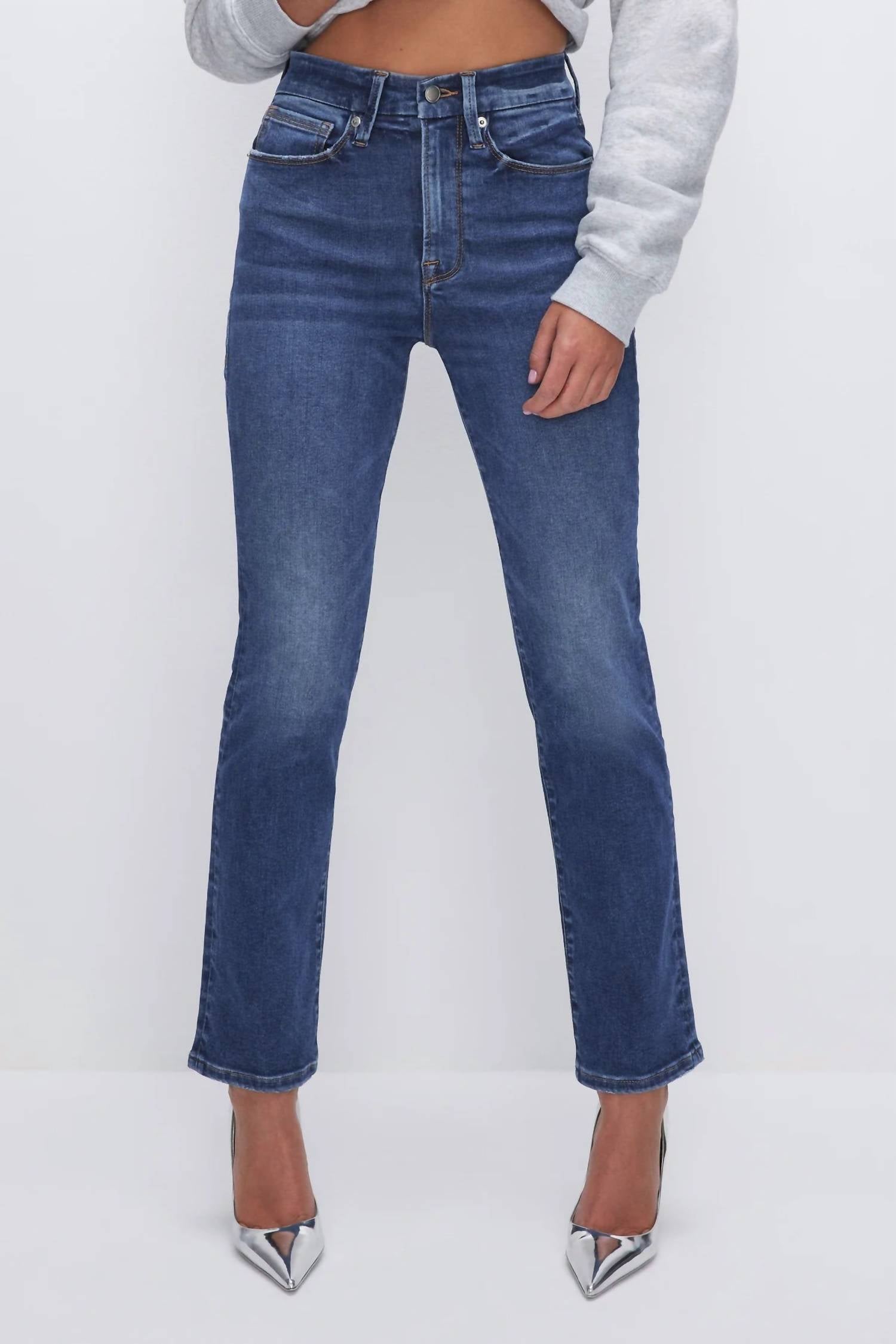 Good American - Good Legs Straight Jeans