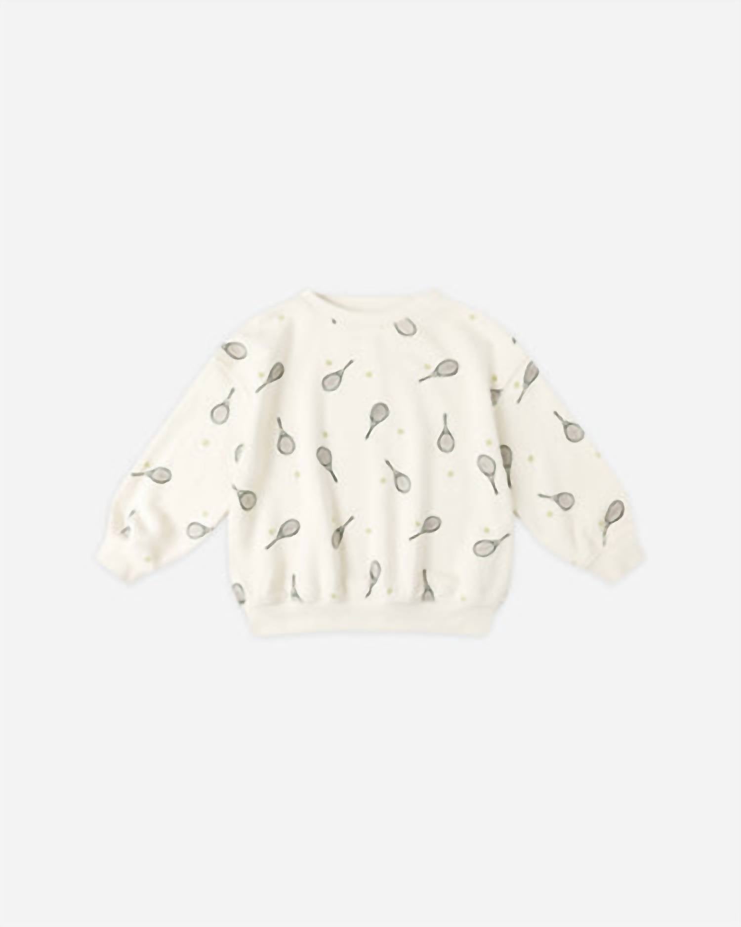 Rylee + Cru Relaxed Sweatshirt And Jogger Set in tennis - item - alternate view