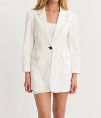 Crescent - Renata Contrast Stitch Blazer