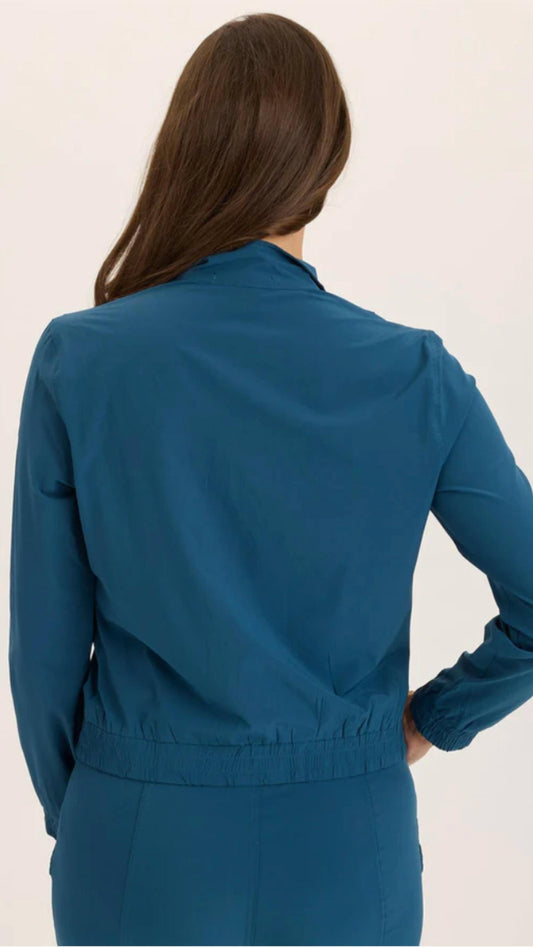 Wearables - Caspian Quinn Active Ruched Bomber Jacket