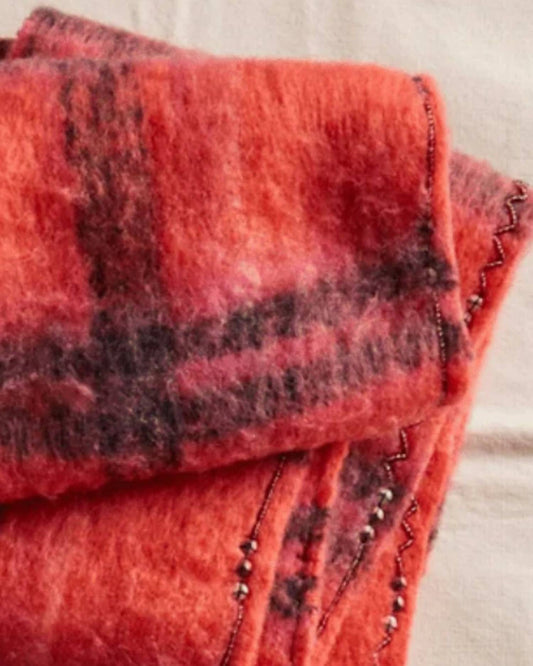 Free People - Women's Highland Plaid Skinny Scarf