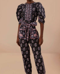 Farm Rio - Women's Short Sleeved Jumpsuit
